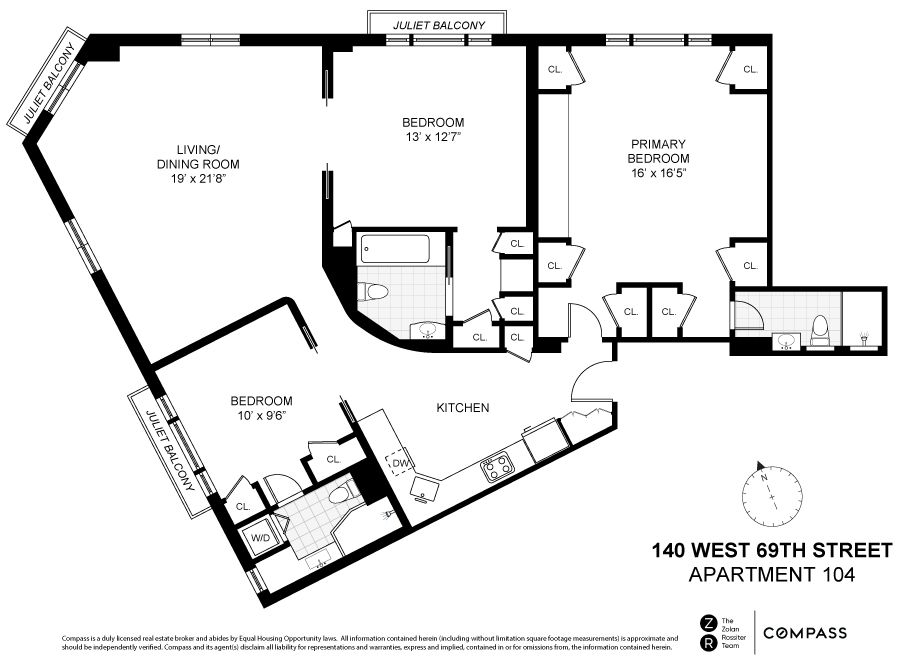 $2,595,000 | 140 West 69th Street, Unit 104 | Upper West Side