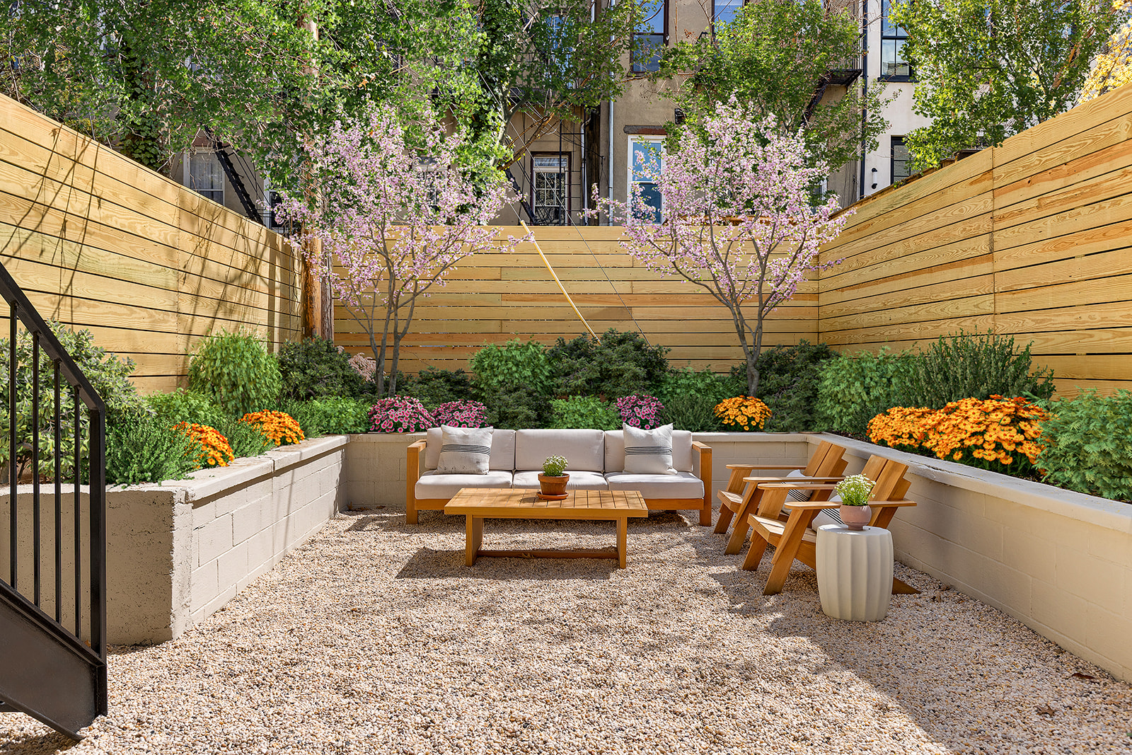 59 Cheever Place Brooklyn, NY 11231 - Photo 23 of 25 a view of a patio with couches and potted plants