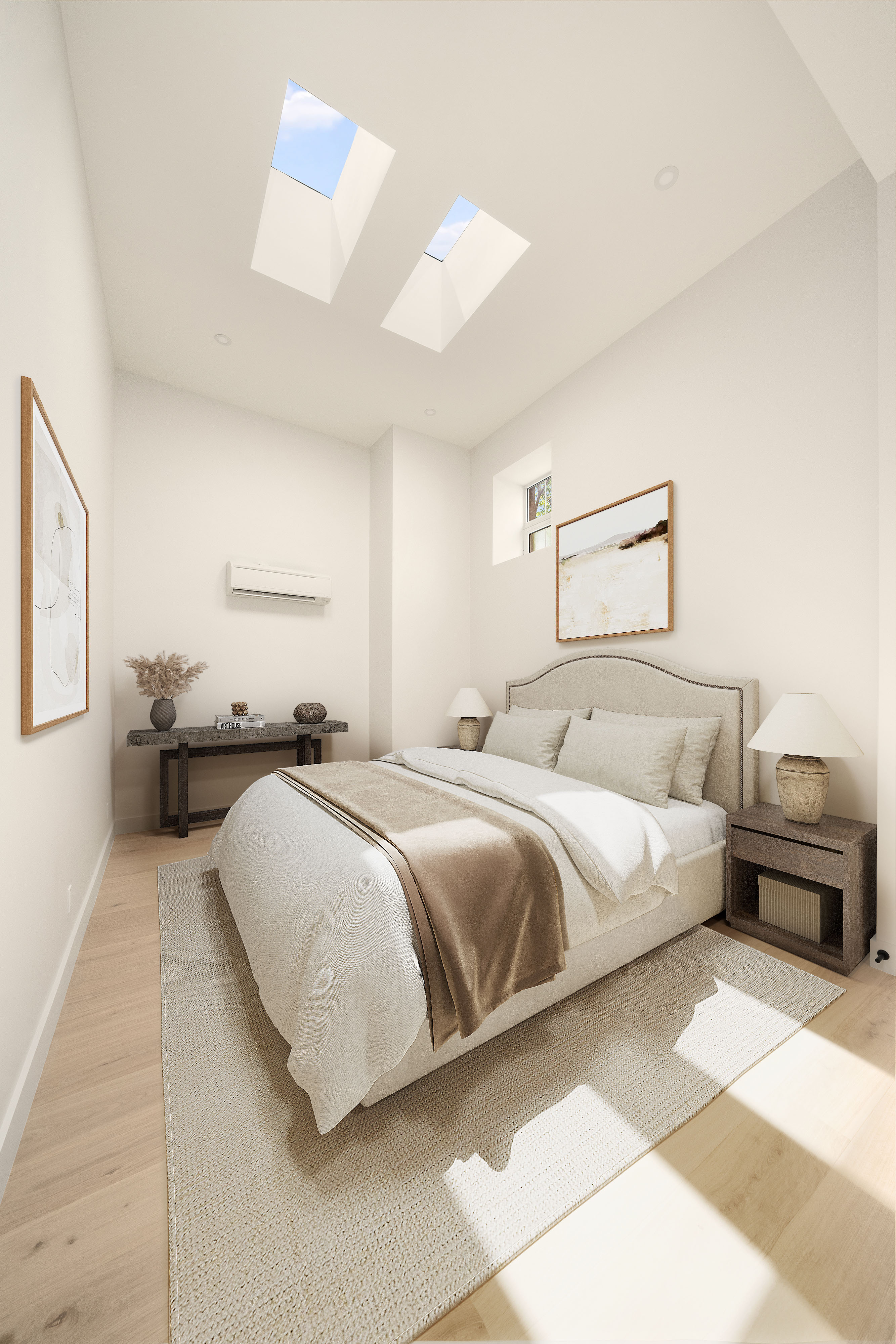 216 Grand Street, Unit LOFT 5 Brooklyn, NY 11211 - Photo 5 of 12 a spacious bedroom with a bed and a couch