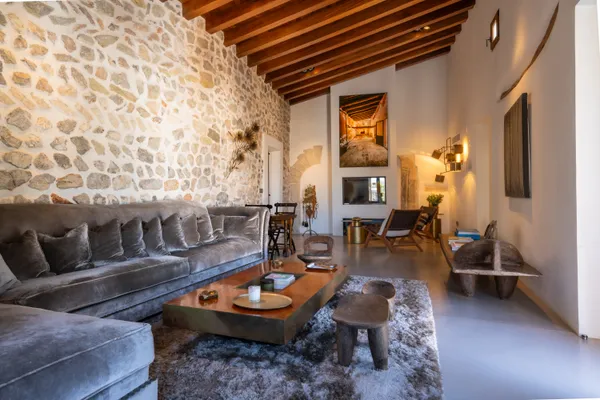 a view of a interior of the house