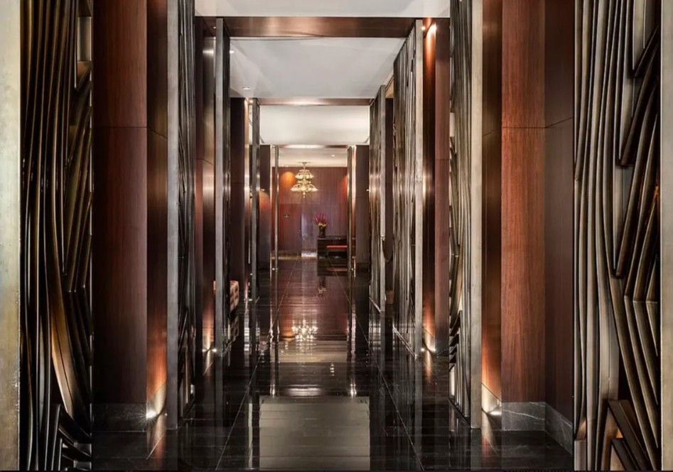 88 Greenwich Street, Unit 1218 Manhattan, NY 10006 - Photo 12 of 30 a bathroom with a mirror