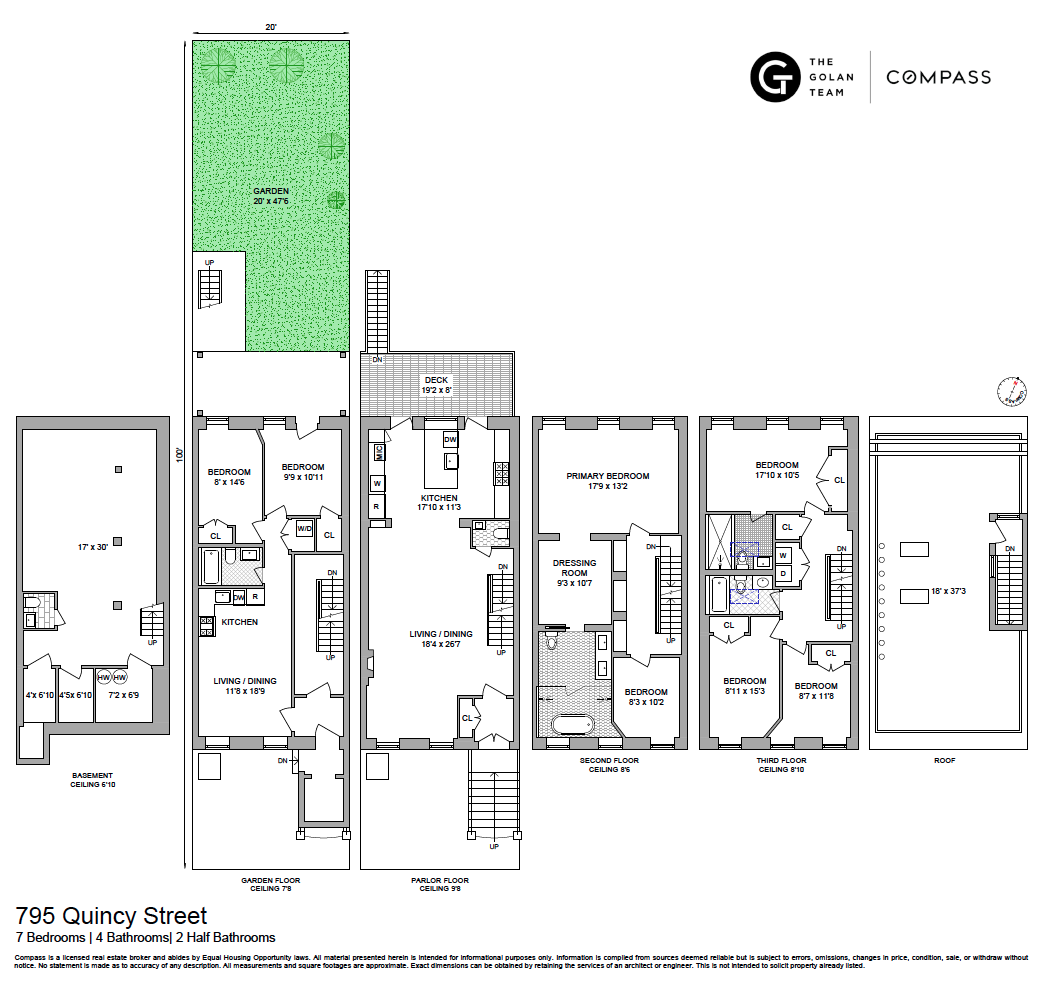 795 Quincy Street Brooklyn, NY 11221 - Photo 17 of 17 a picture of a floor plan