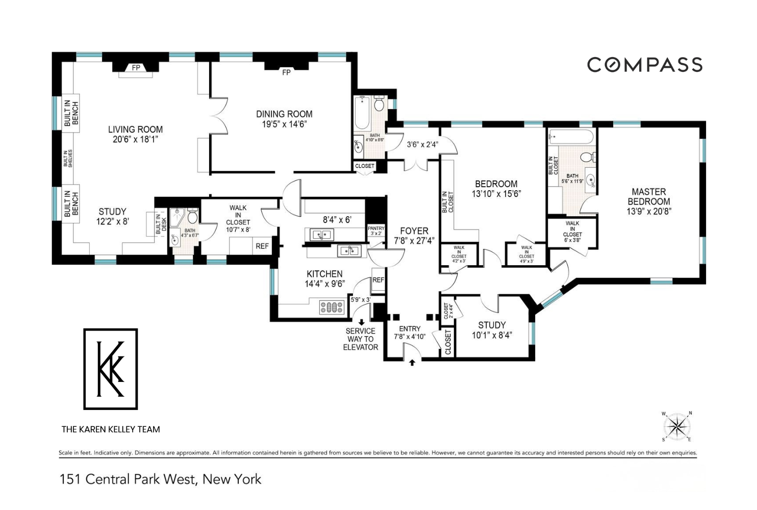 151 Central Park West, Unit 5W Manhattan, NY 10023 - Photo 10 of 10