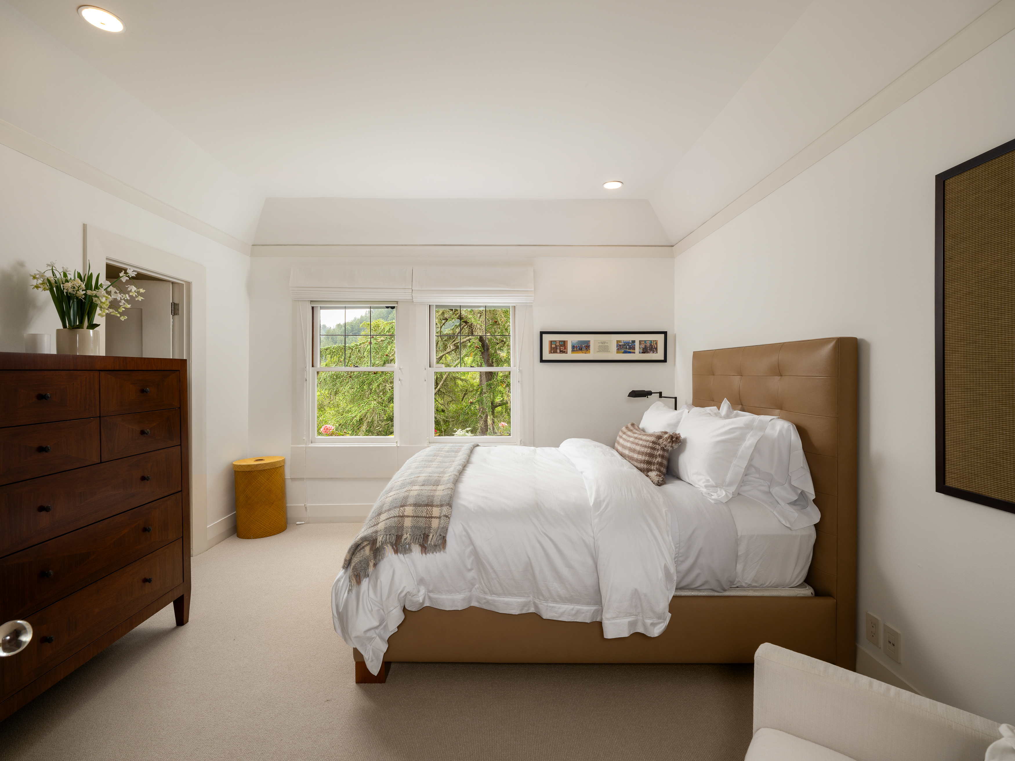 37 Upper Road Ross, CA 94957 - Photo 41 of 68 a bedroom with a bed and a window