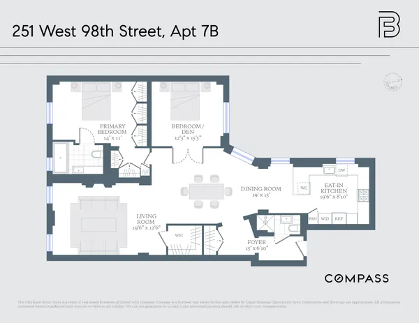 $1,655,000 | 251 West 98th Street, Unit 7B | Upper West Side