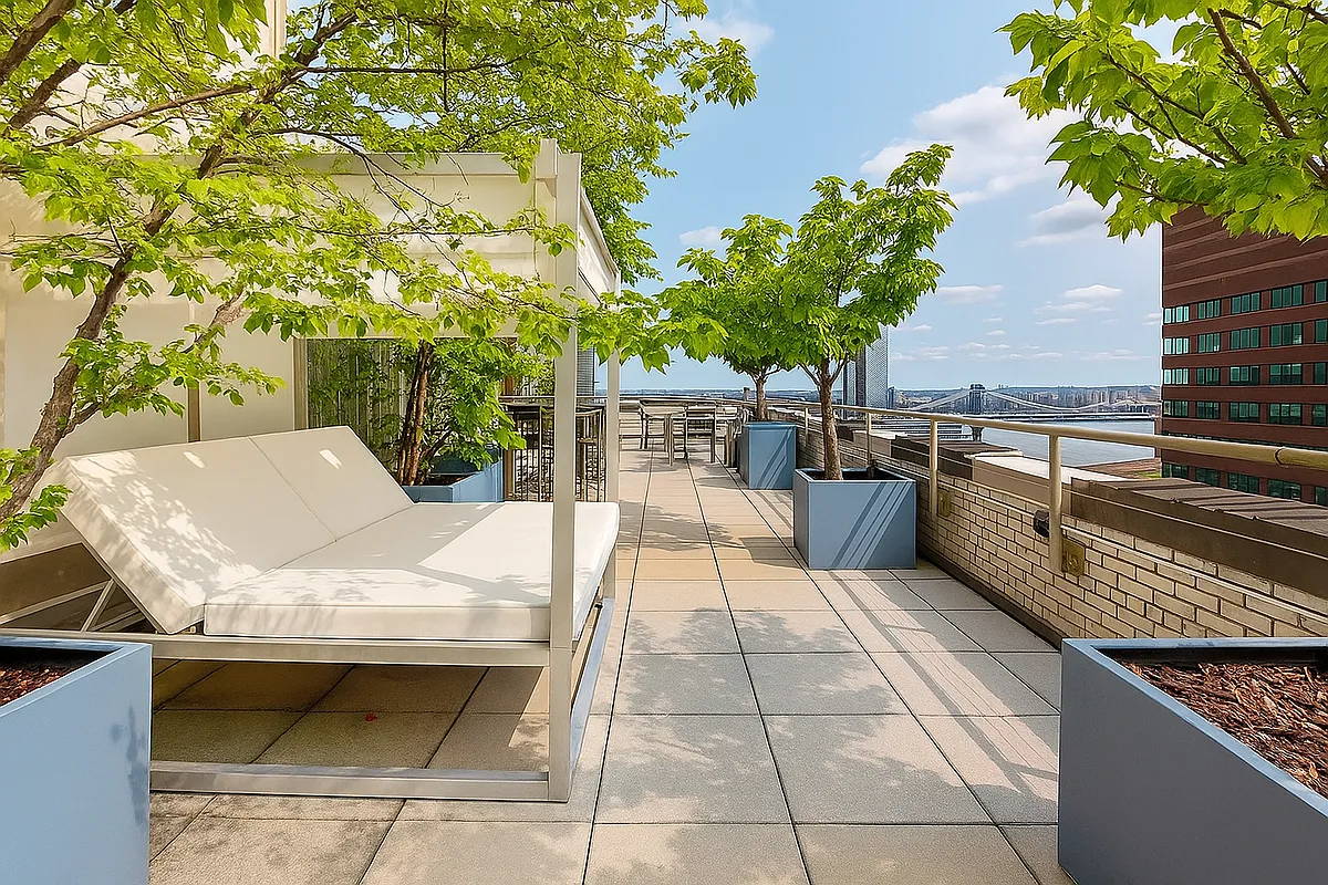 99 John Street, Unit 208 Manhattan, NY 10038 - Photo 14 of 18 a outdoor space with lots of table and chairs