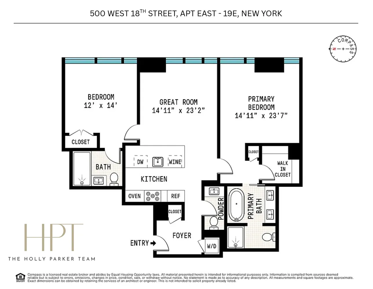 $4,295,000 | 500 West 18th Street, Unit EAST 19E | Chelsea