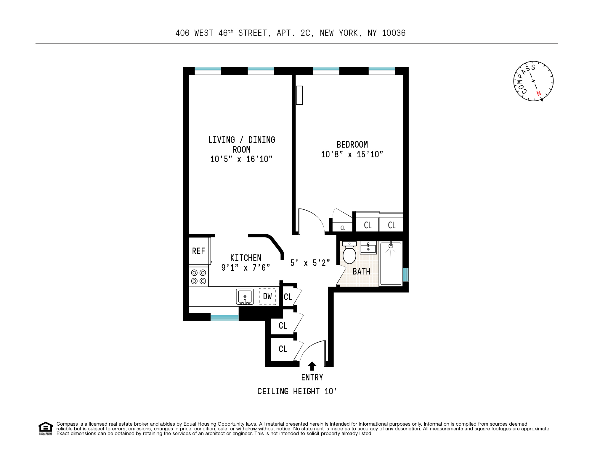 406 West 46th Street, Unit 2C Manhattan, NY 10036 - Photo 8 of 8