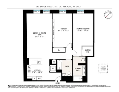 $4,250,000 | 150 Barrow Street, Unit 2B | West Village