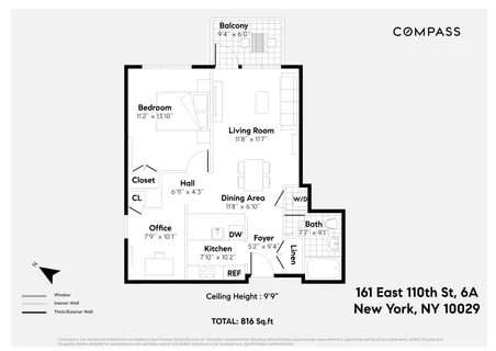 $730,000 | 161 East 110th Street, Unit 6A | East Harlem