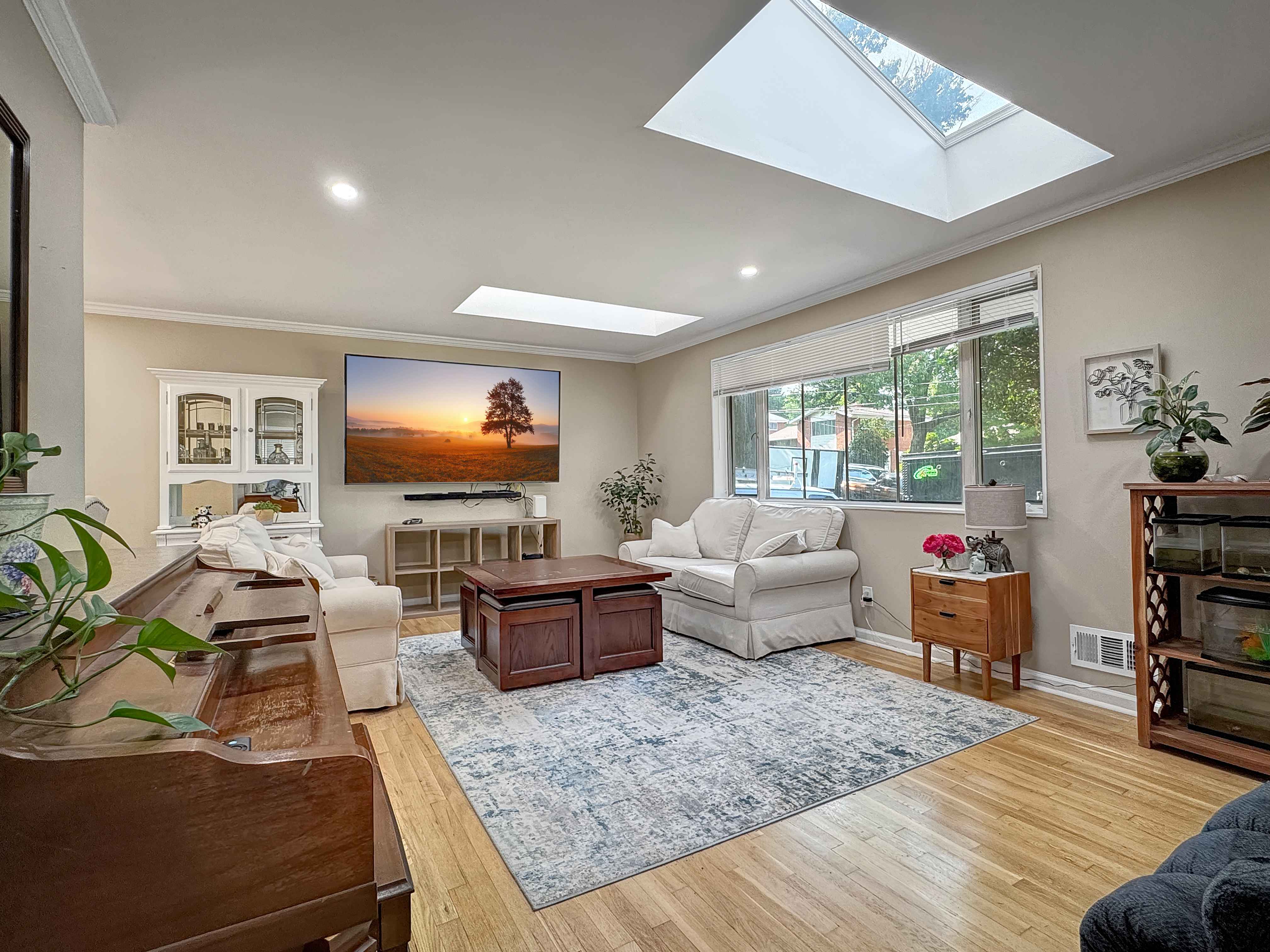 2408 Lillian Drive Silver Spring, MD 20902 - Photo 6 of 40 a living room with furniture and a flat screen tv