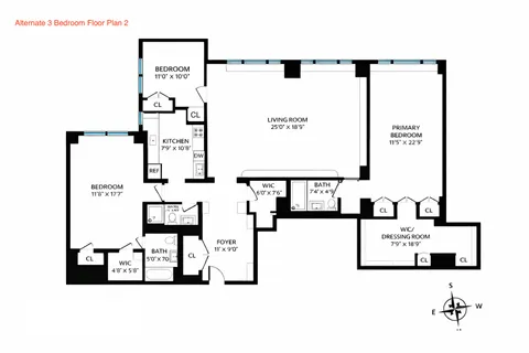 $2,000,000 | 444 East 86th Street, Unit 25EF | Upper East Side