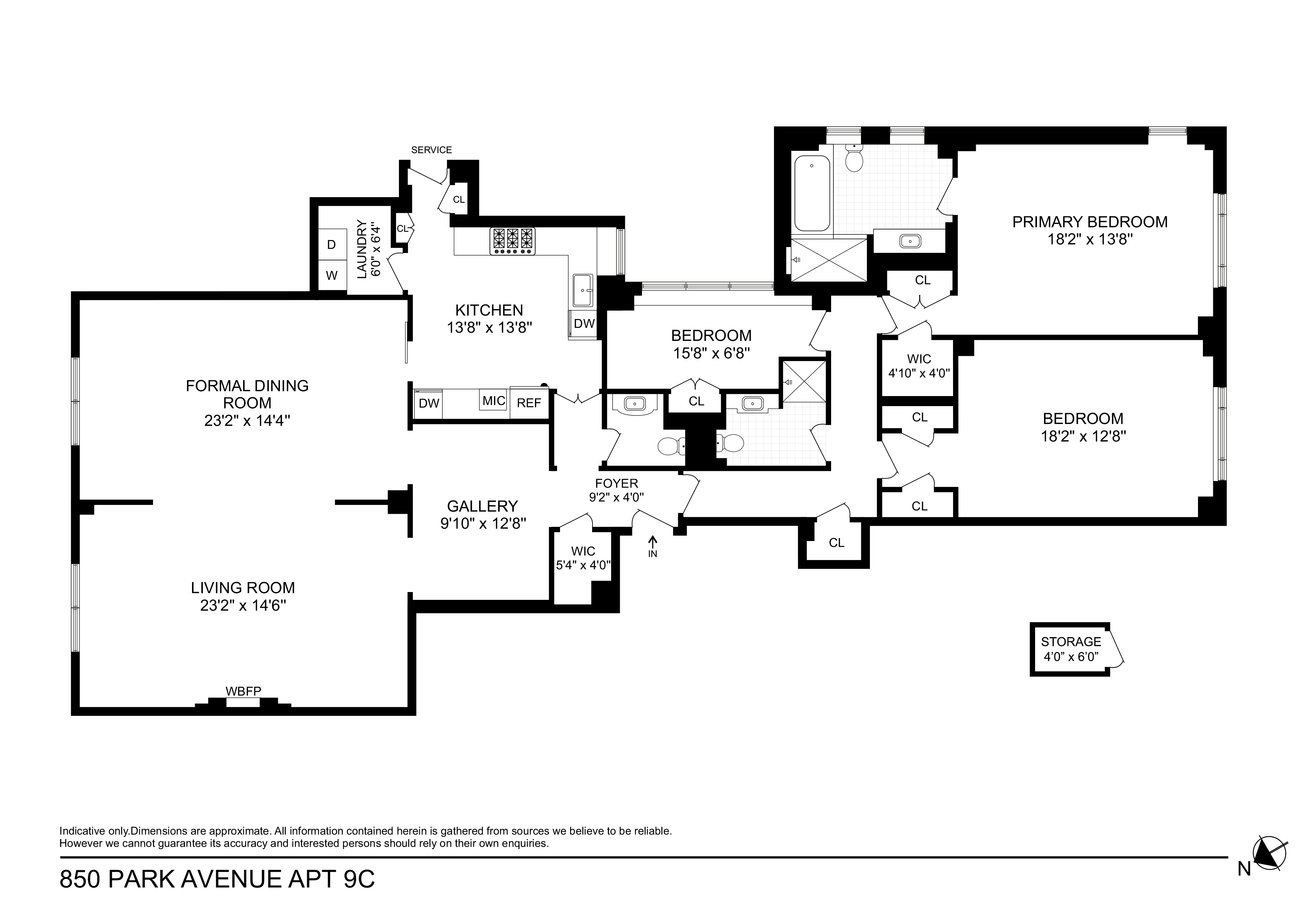 850 Park Avenue, Unit 9C Manhattan, NY 10075 - Photo 14 of 14 unknown