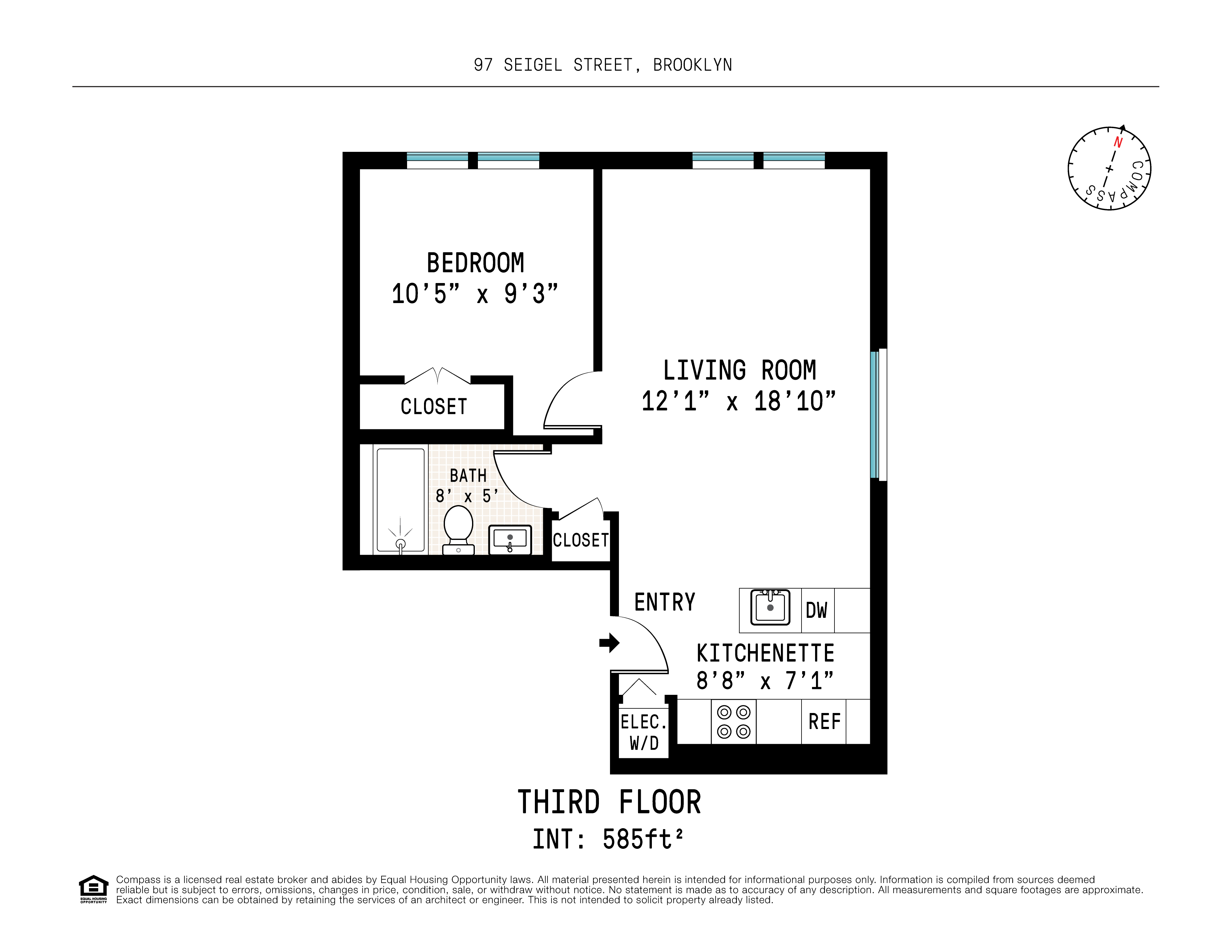 97 Seigel Street, Unit 3B Brooklyn, NY 11206 - Photo 8 of 8 unknown