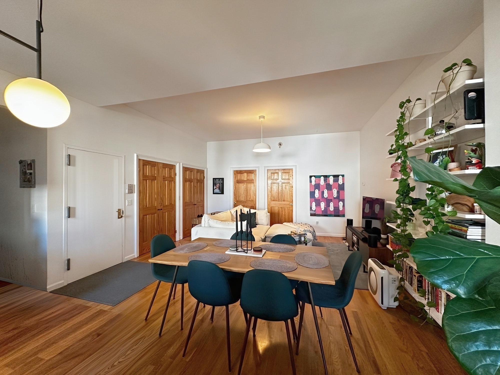 75 Warren Street, Unit 4 Brooklyn, NY 11201 - Photo 2 of 11 a view of a dining room with furniture and wooden floor