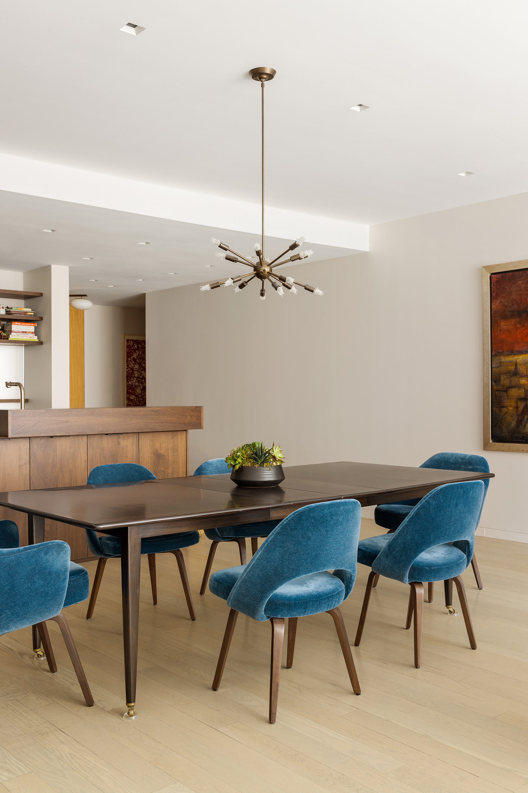 129 West 20th Street, Unit 4B Manhattan, NY 10011 - Photo 6 of 16 a view of a dining room with furniture