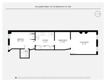 $799,000 | 98 Luquer Street, Unit 2R | Carroll Gardens