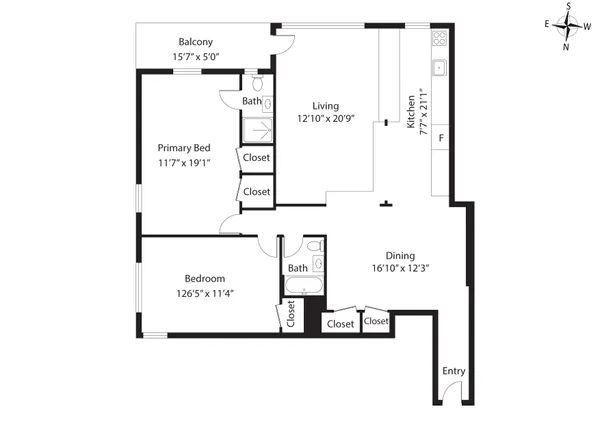 $899,000 | 79-10 34th Avenue, Unit 2J | Jackson Heights