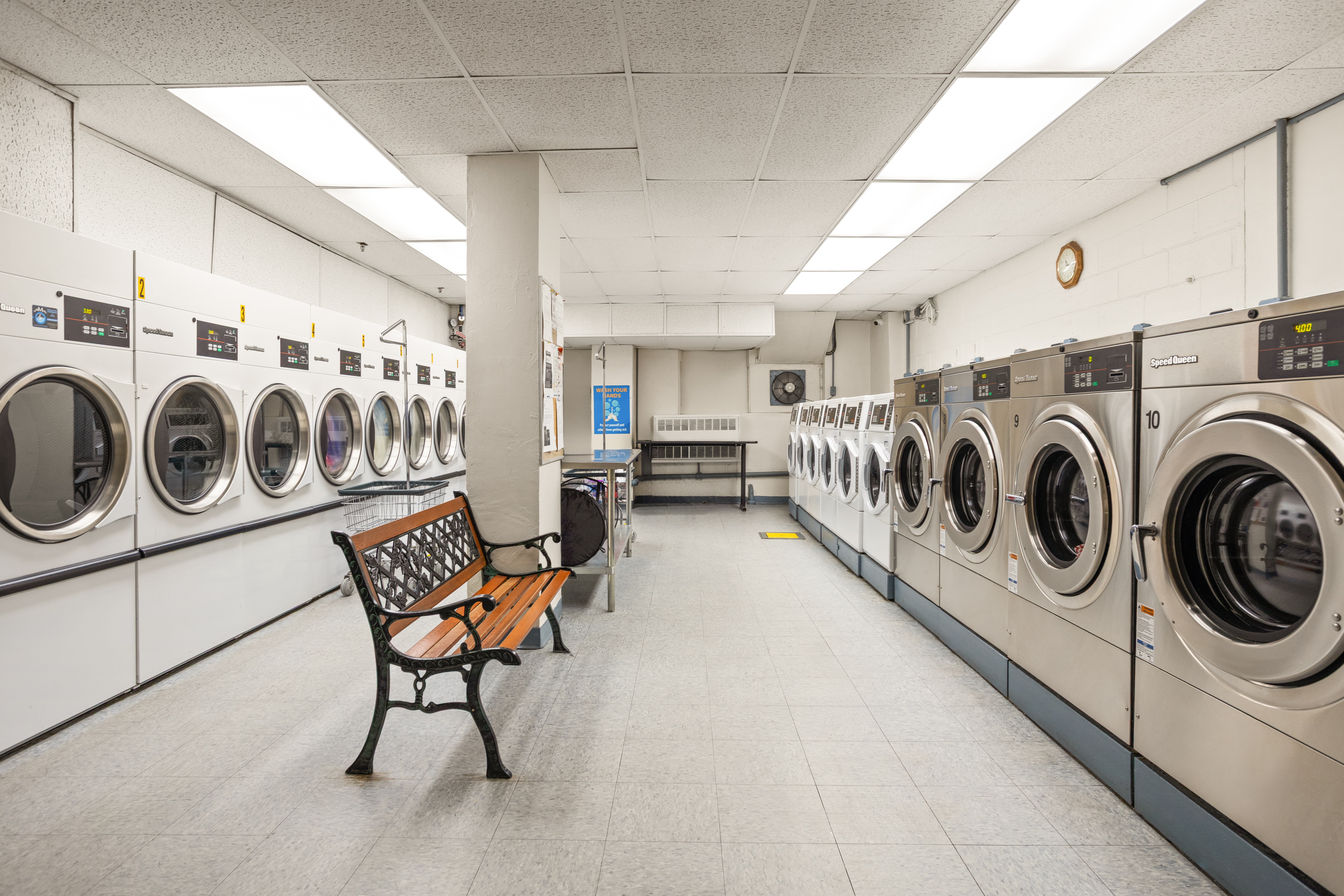39-60 54th Street, Unit 4R Queens, NY 11377 - Photo 10 of 14 a utility room with dryer and washer