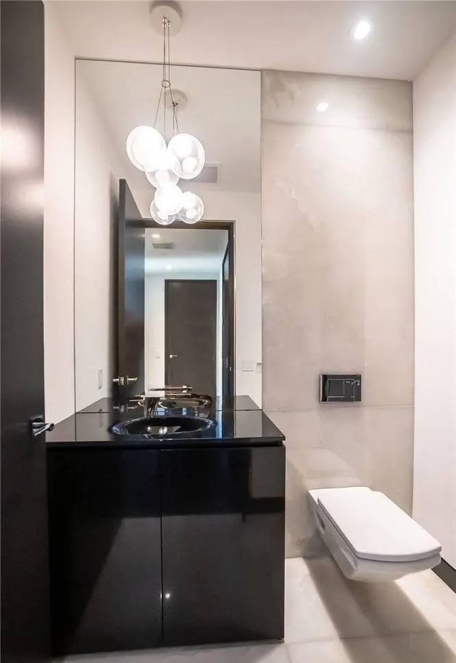 a view of a building on a street