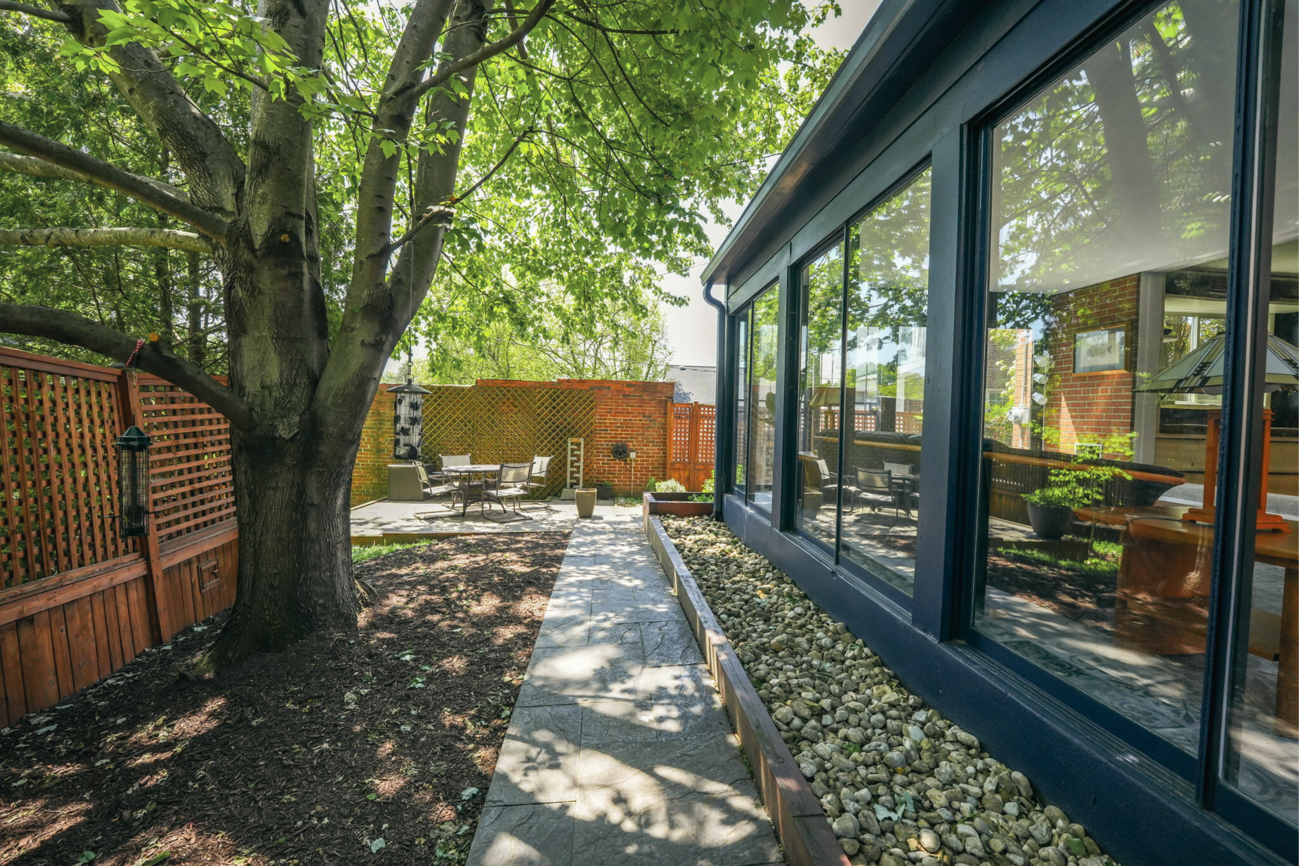 8003 16th Street Northwest Washington, DC 20012 - Photo 6 of 38 a view of a back yard from a balcony