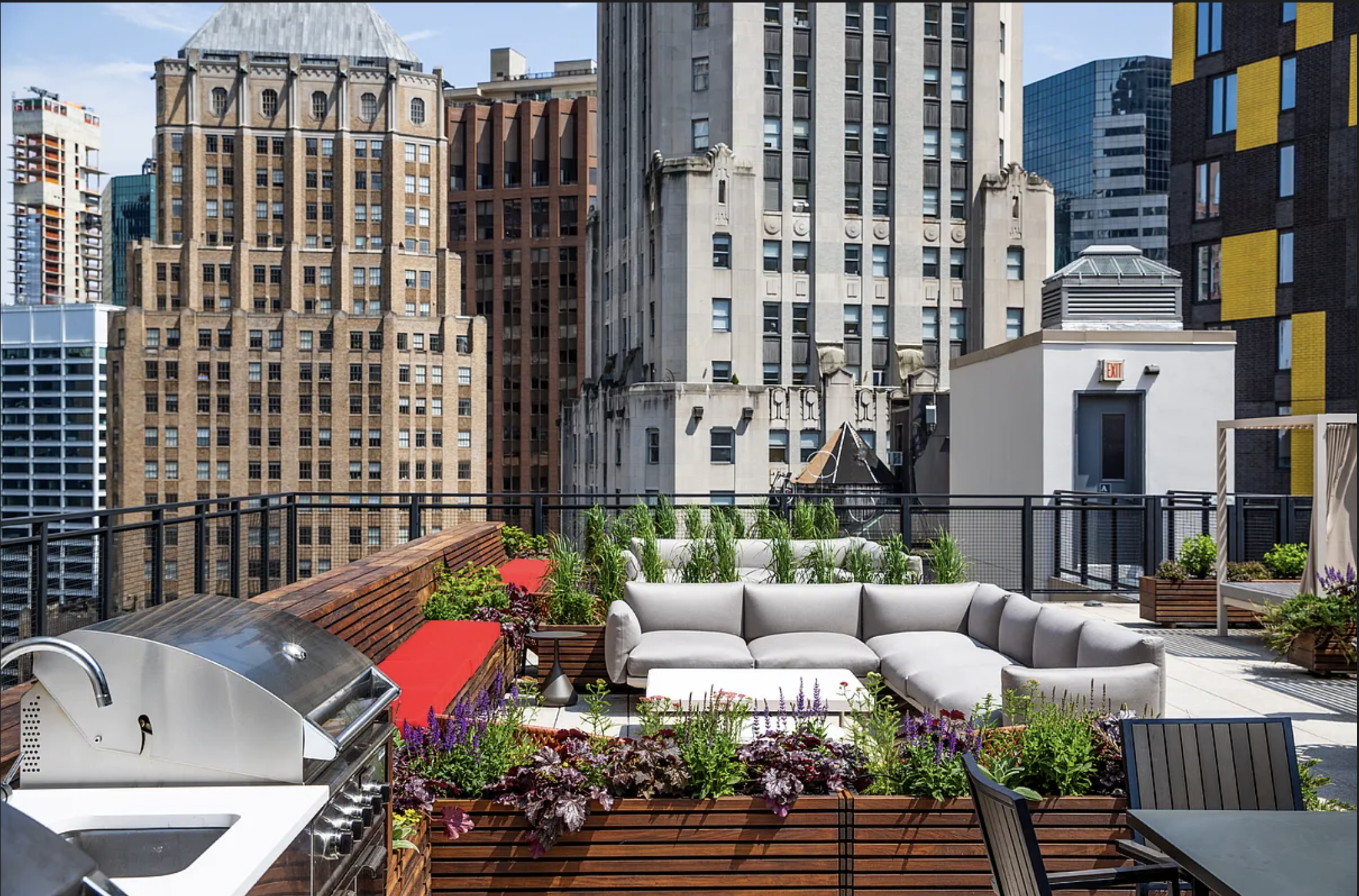 25 Broad Street, Unit 11K Manhattan, NY 10004 - Photo 12 of 16 a view of balcony with outdoor seating