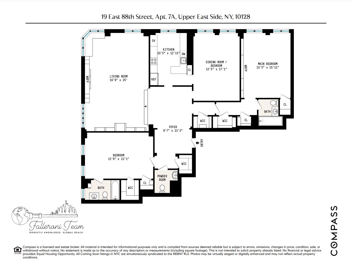 $2,490,000 | 19 East 88th Street, Unit 7A | Upper East Side