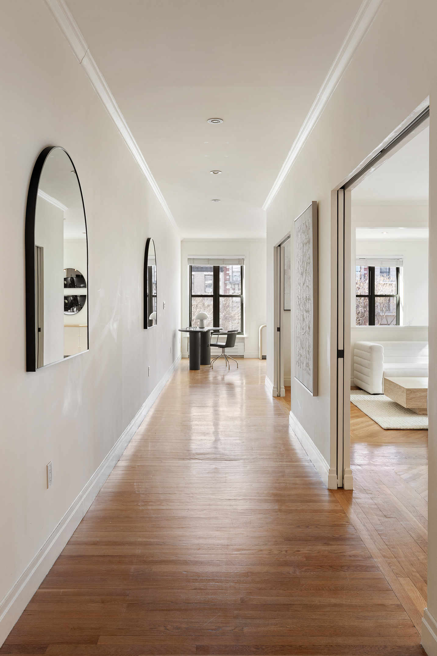 1845 Adam Clayton Powell Jr Boulevard, Unit 5C Manhattan, NY 10026 - Photo 8 of 17 a view of empty room with wooden floor and dining table