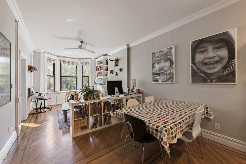 369 6th Avenue, Unit 2 Brooklyn, NY 11215 - Photo 2 of 9 a view of a dining room with furniture window and wooden floor