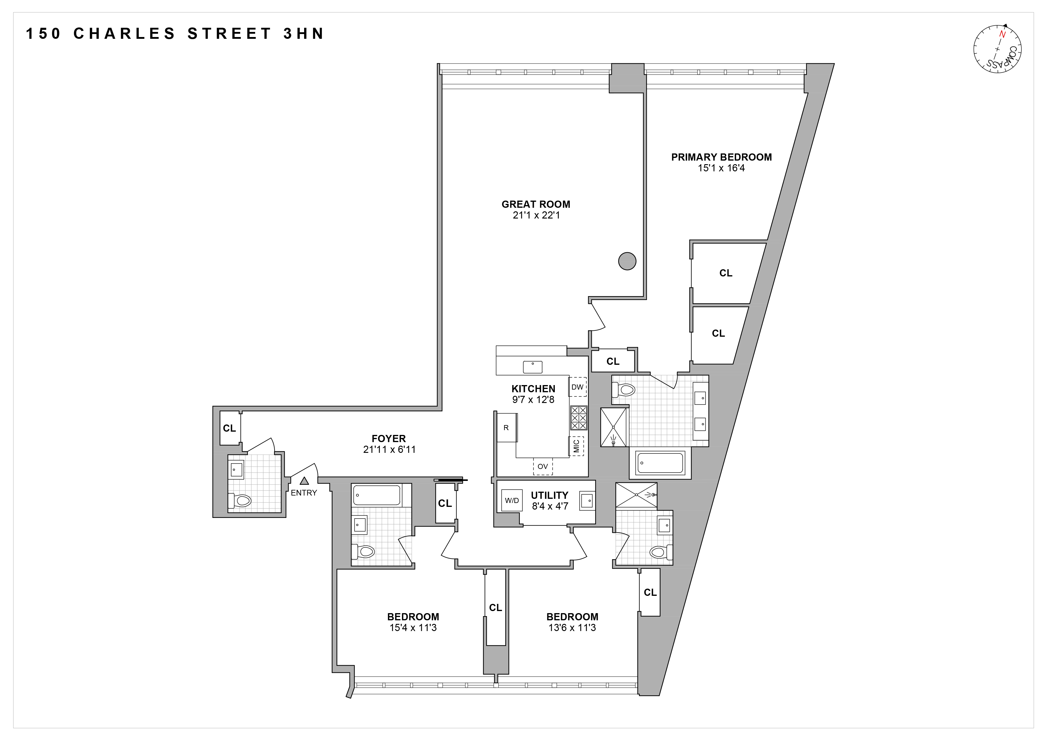 150 Charles Street, Unit 3HN Manhattan, NY 10014 - Photo 20 of 20