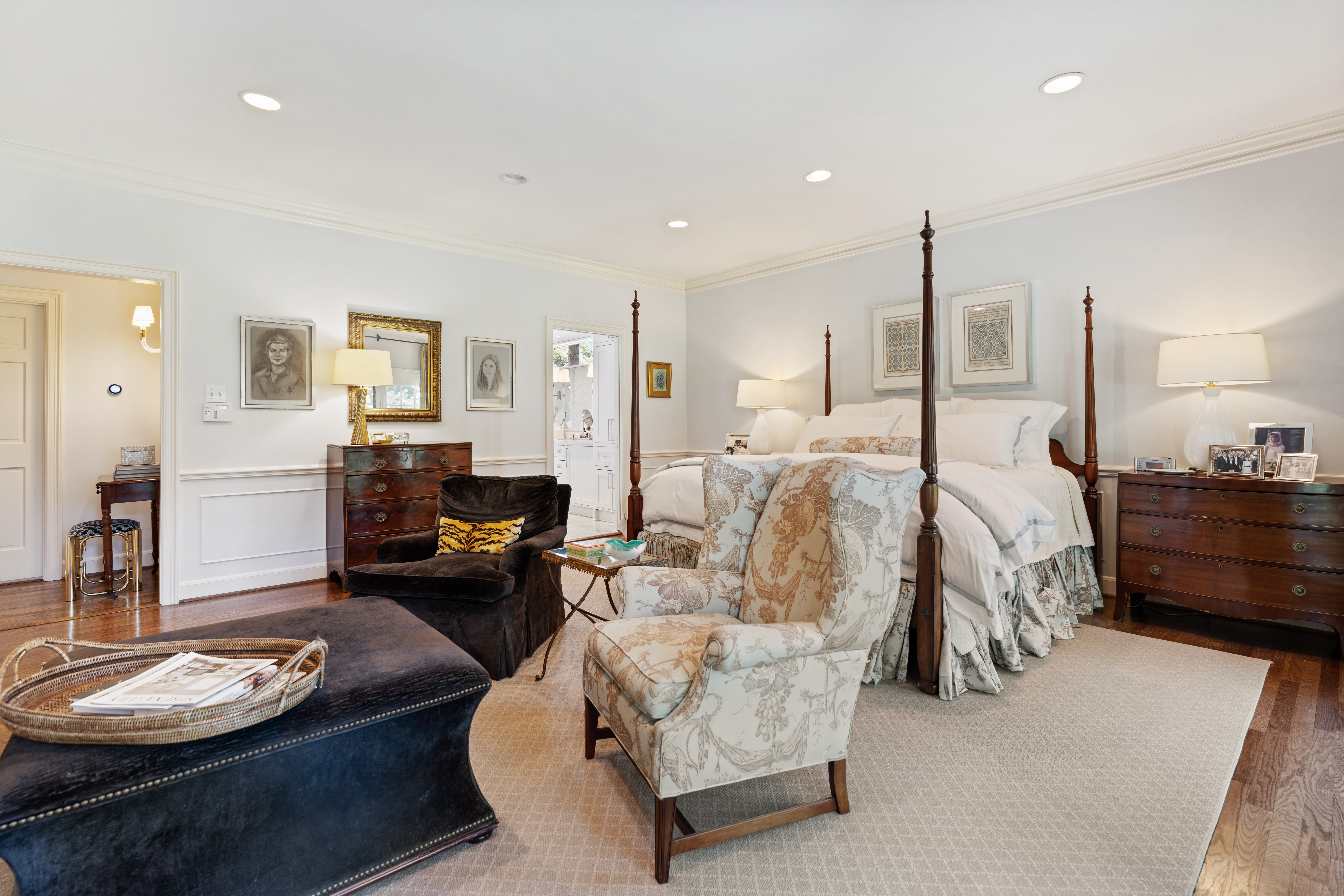 711 Pifer Road Houston, TX 77024 - Photo 25 of 53 a living room with furniture and a wooden floor