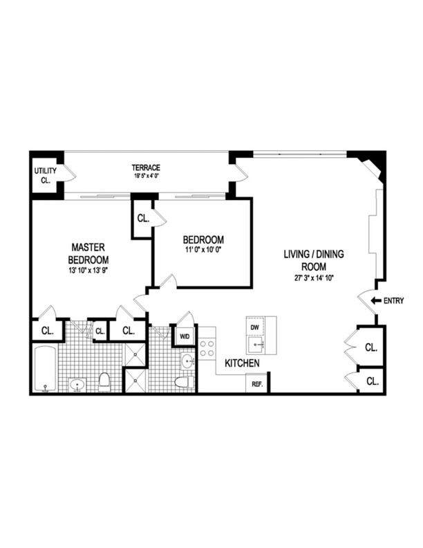 52 Dean Street, Unit 4A Brooklyn, NY 11201 - Photo 7 of 7 a picture of a room with black and white wall