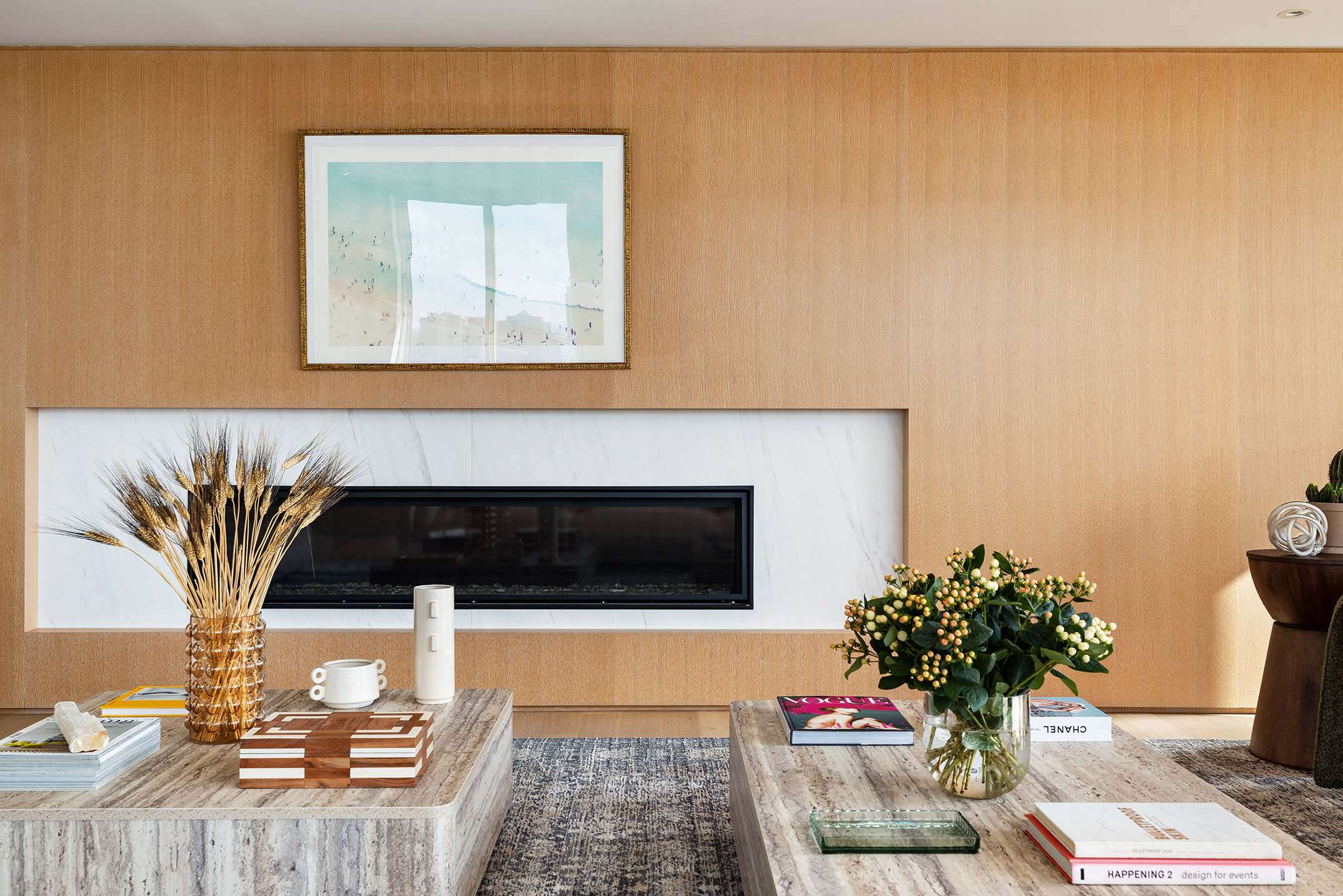 212 Warren Street, Unit PHS Manhattan, NY 10282 - Photo 3 of 18 a living room with furniture and a potted plant