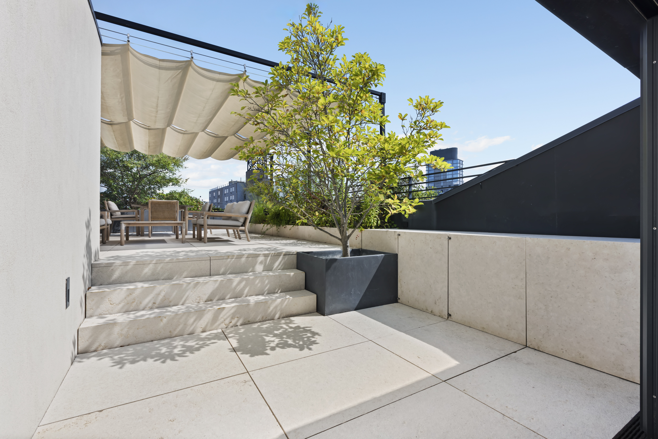 54 Bond Street, Unit PH Manhattan, NY 10012 - Photo 22 of 31 a view of balcony with a potted plant