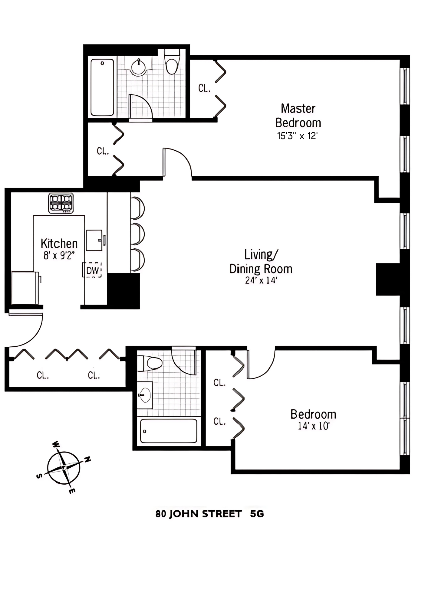 80 John Street, Unit 5G Manhattan, NY 10038 - Photo 7 of 8