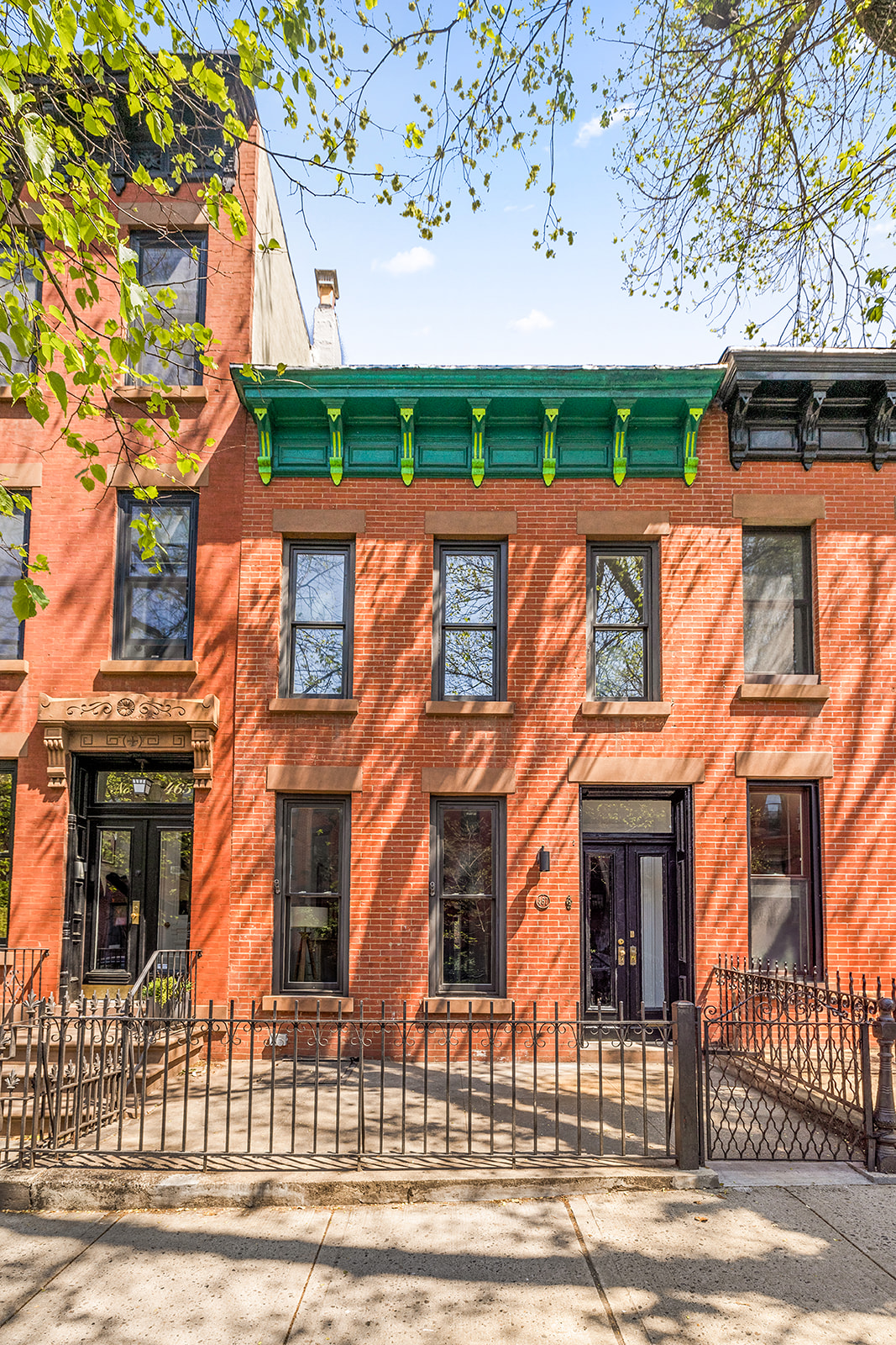 467 11th Street Brooklyn, NY 11215 - Photo 13 of 14 front view of a house with a garden
