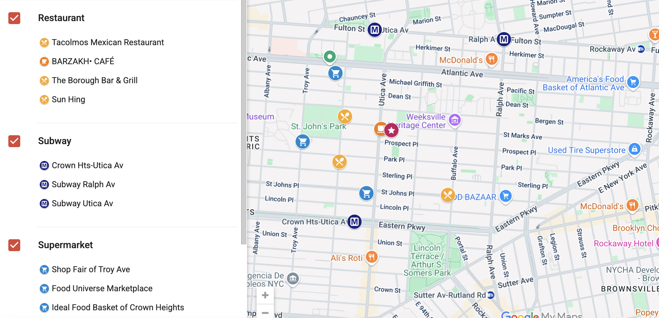 Saint Marks Avenue Brooklyn, NY 11213 - Photo 15 of 16 a picture of a microwave with a white refrigerator
