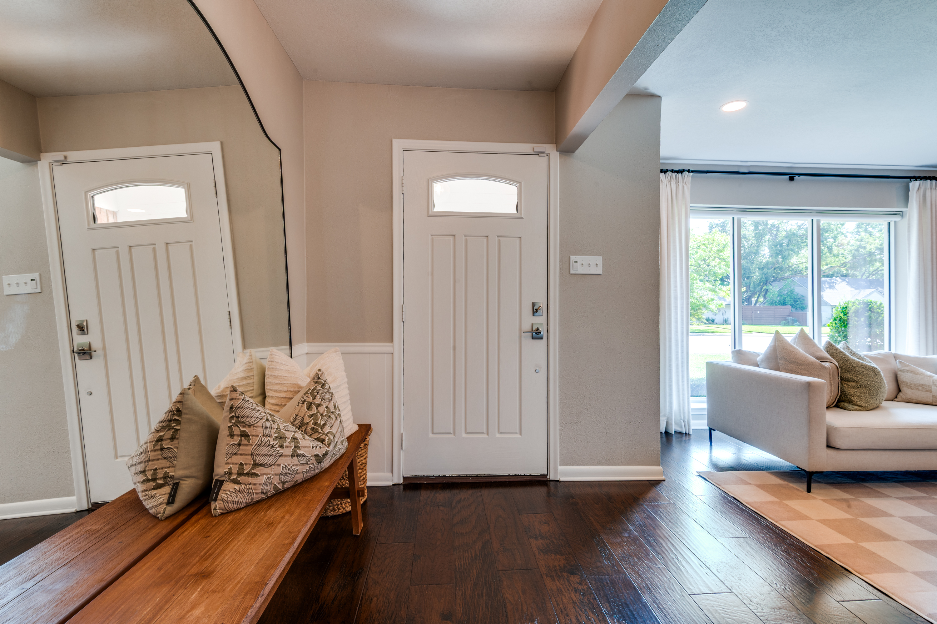 3363 Merrell Road Dallas, TX 75229 - Photo 28 of 29 a living room with furniture and a large window