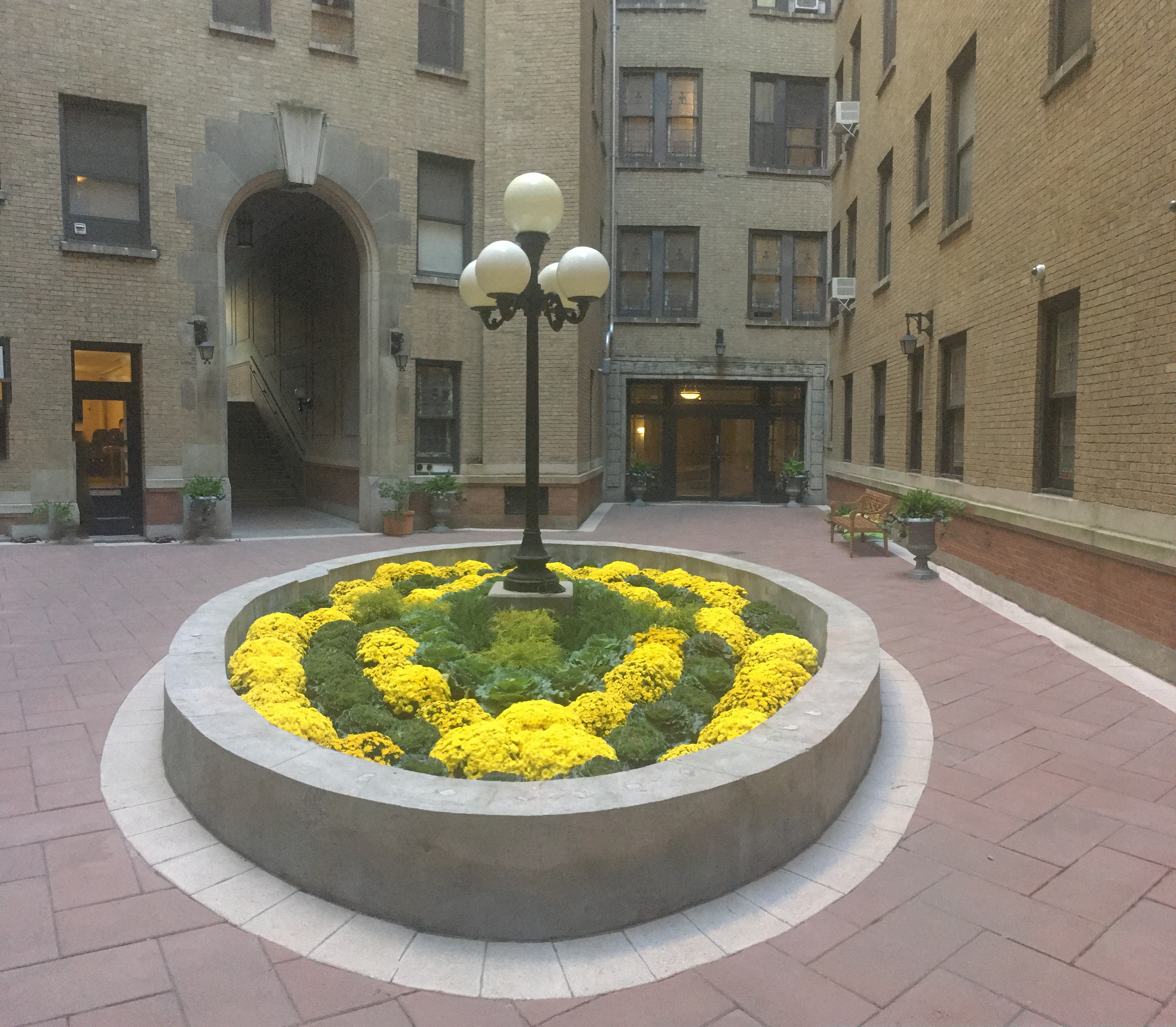 800 Riverside Drive, Unit 6E Manhattan, NY 10032 - Photo 23 of 30 a view of a swimming pool with a fireplace