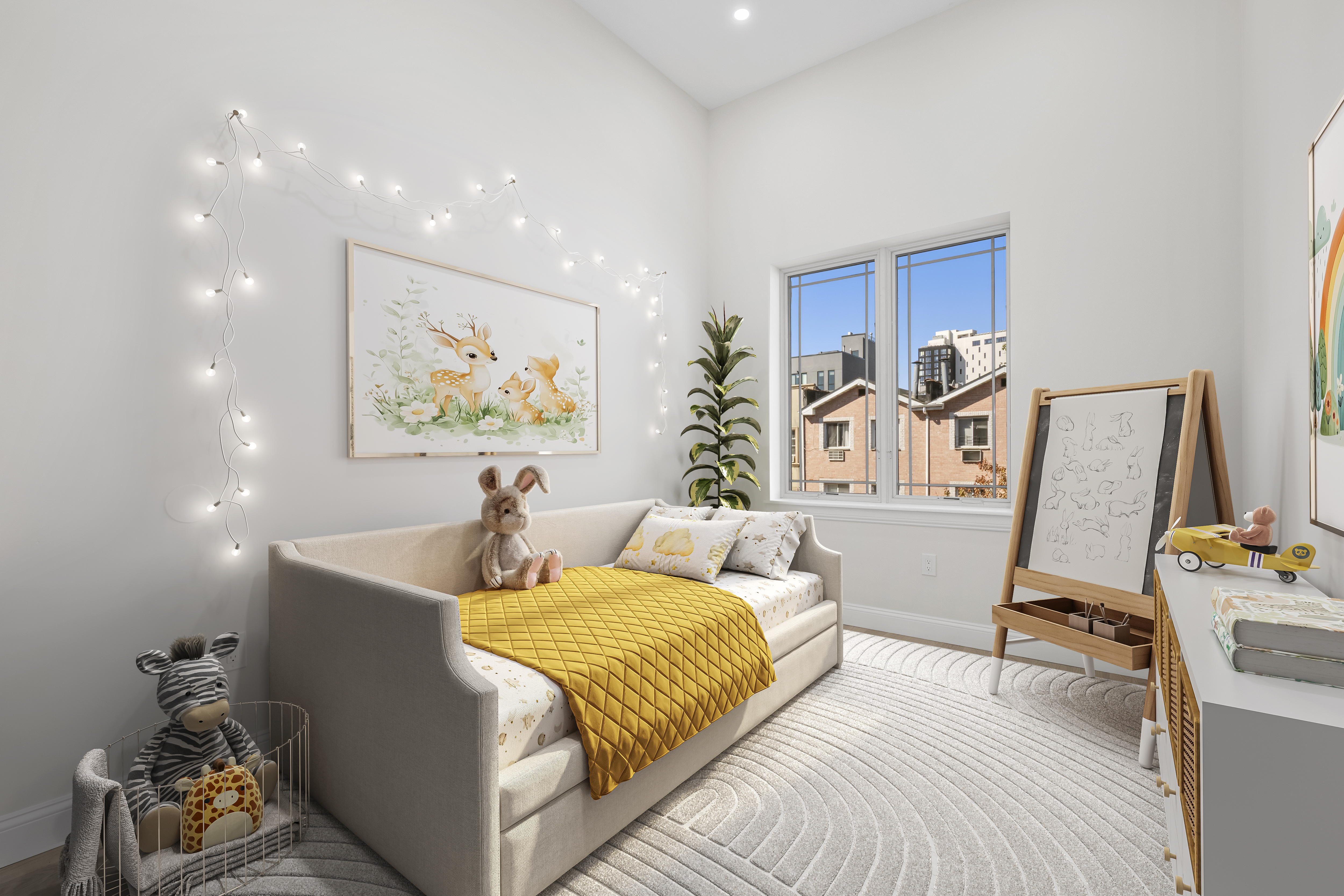 84 Himrod Street Brooklyn, NY 11221 - Photo 21 of 35 a bed room with bed and a window