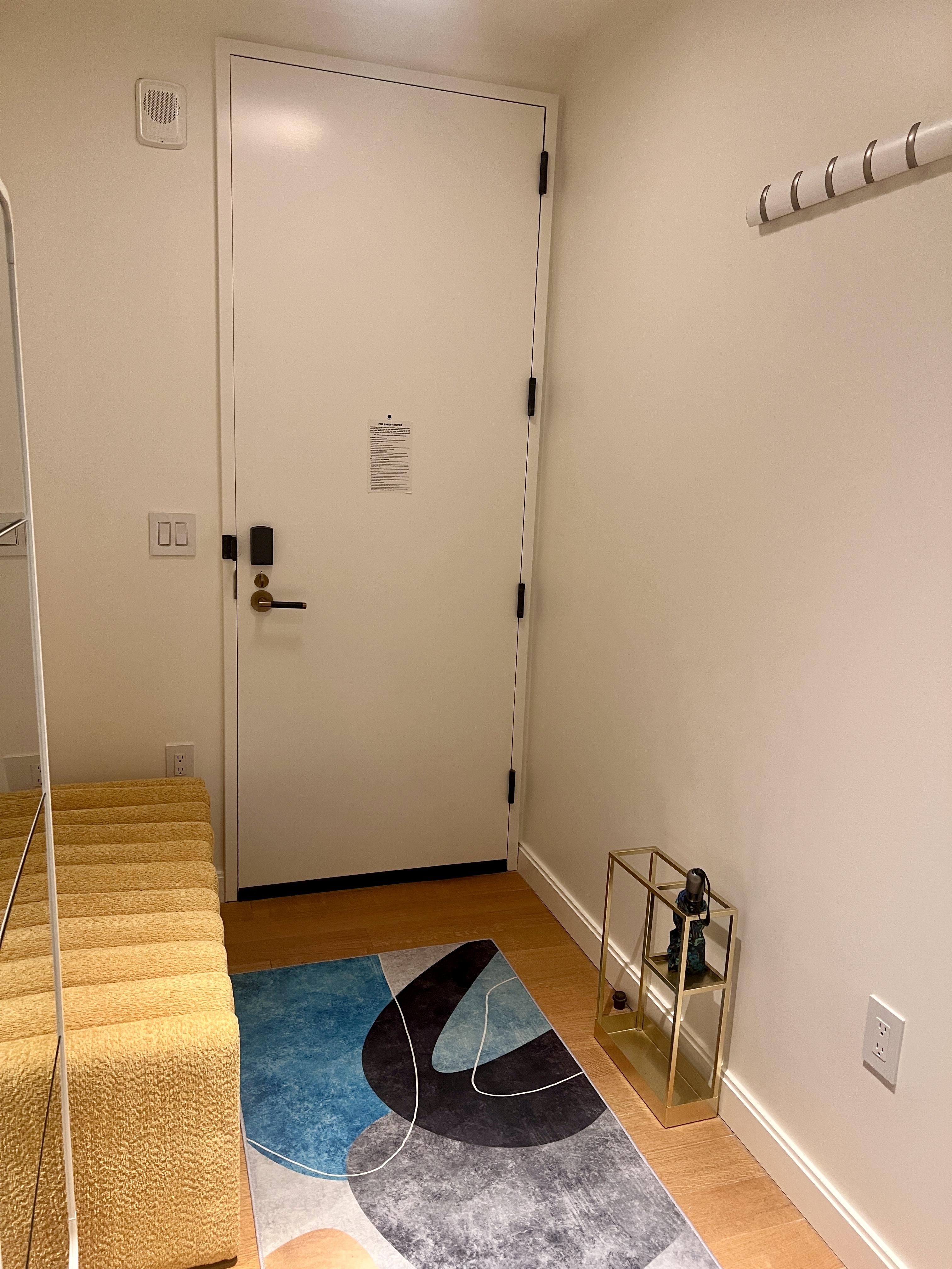 Address Upon Request Brooklyn, NY 11201 - Photo 6 of 12 a room with wooden floor and glass door