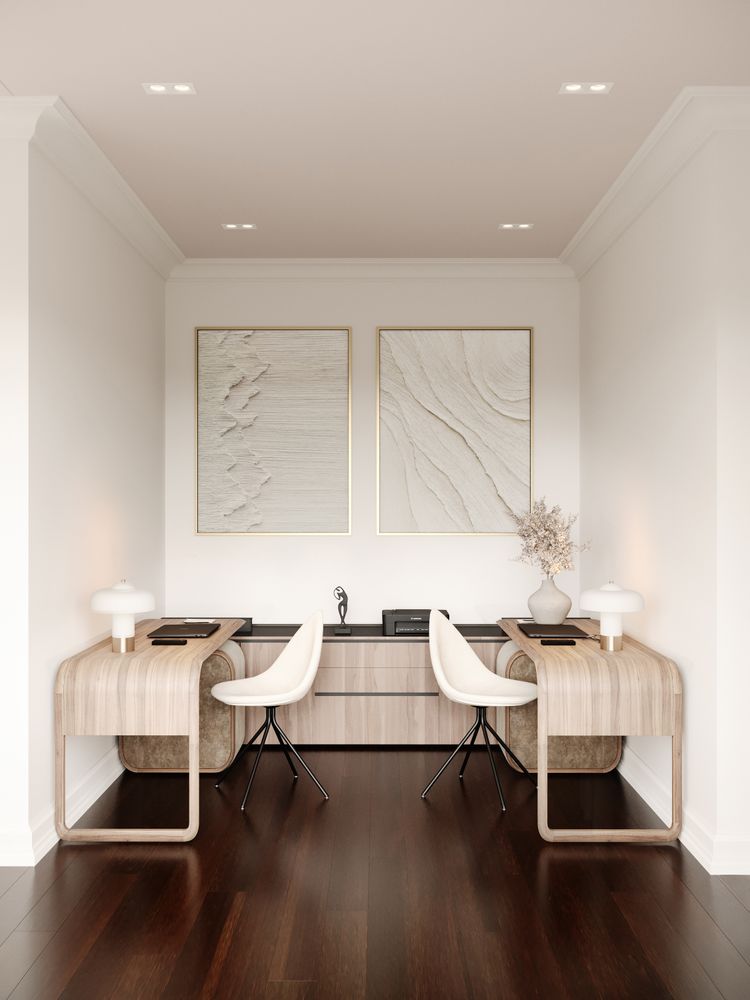 a bedroom with a large bed couch and windows