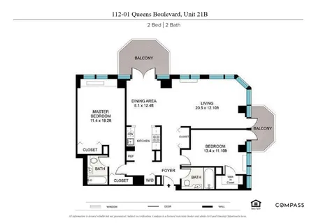 $1,150,000 | 112-01 Queens Boulevard, Unit 21B | Forest Hills