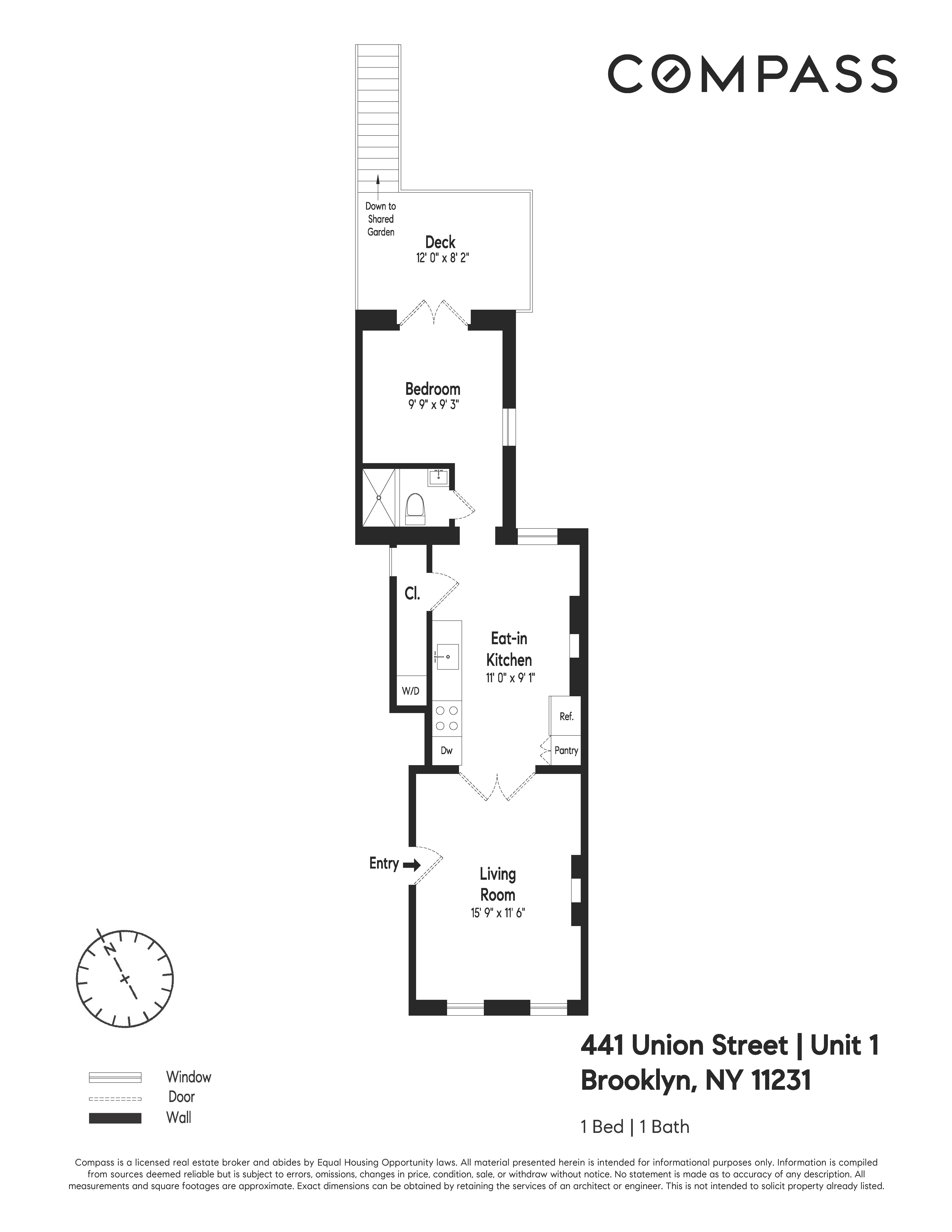 441 Union Street, Unit 2 Brooklyn, NY 11231 - Photo 11 of 11 a picture of a bench in front of a building
