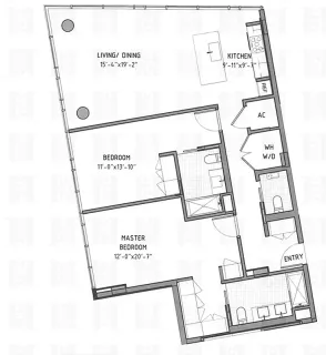 $1,995,000 | 429 Kent Avenue, Unit 340 | Williamsburg