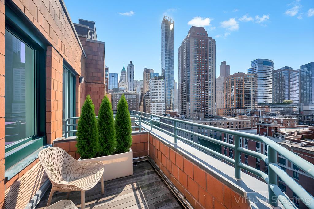 333 Rector Place, Unit PH6S Manhattan, NY 10280 - Photo 9 of 26 a view of city with tall buildings