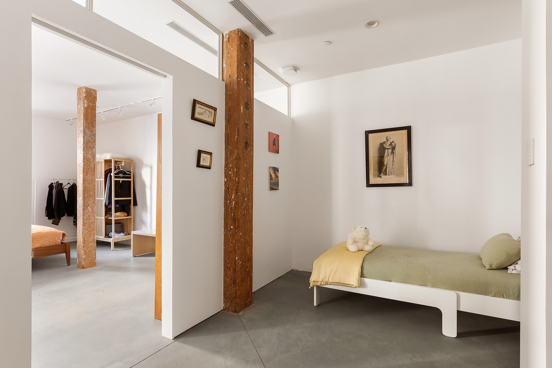 66 Washington Avenue, Unit 2 Brooklyn, NY 11205 - Photo 6 of 12 a bedroom with furniture and a walk in closet