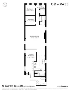 $2,695,000 | 10 East 18th Street, Unit 7N | Flatiron