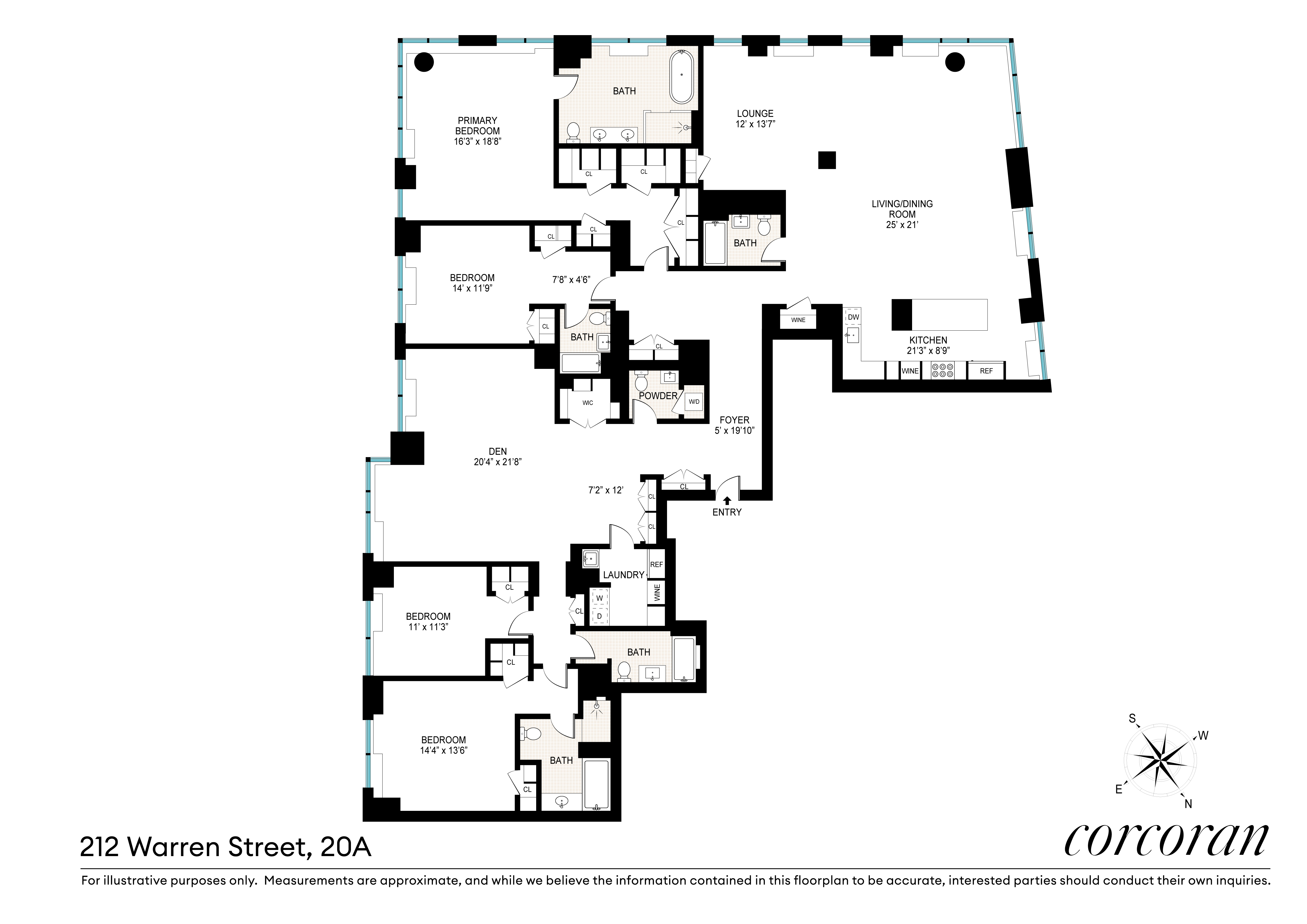 212 Warren Street, Unit 20A Manhattan, NY 10282 - Photo 23 of 23 a picture of a very nice looking building