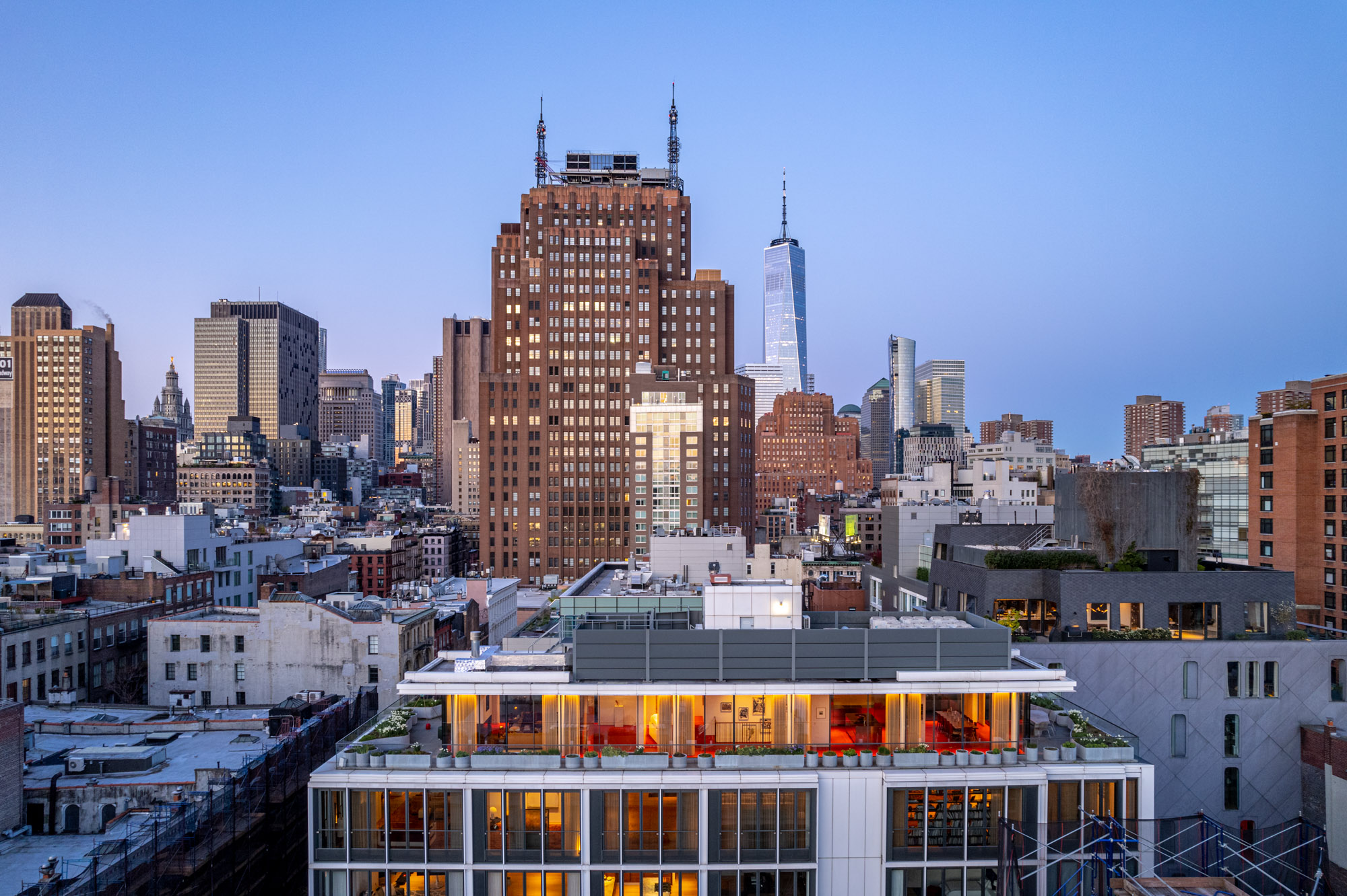 27 Wooster Street, Unit PH Manhattan, NY 10013 - Photo 31 of 34 a picture of city view